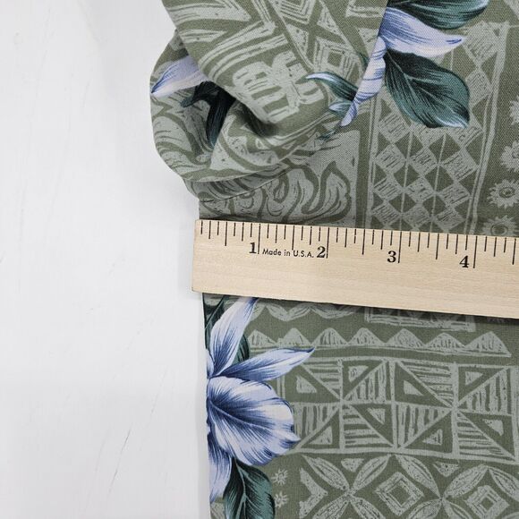 Vintage Hilo Hattie Shirt Mens Large Button Up Floral‎ Aloha Hawaii Short Sleeve - Picture 6 of 9